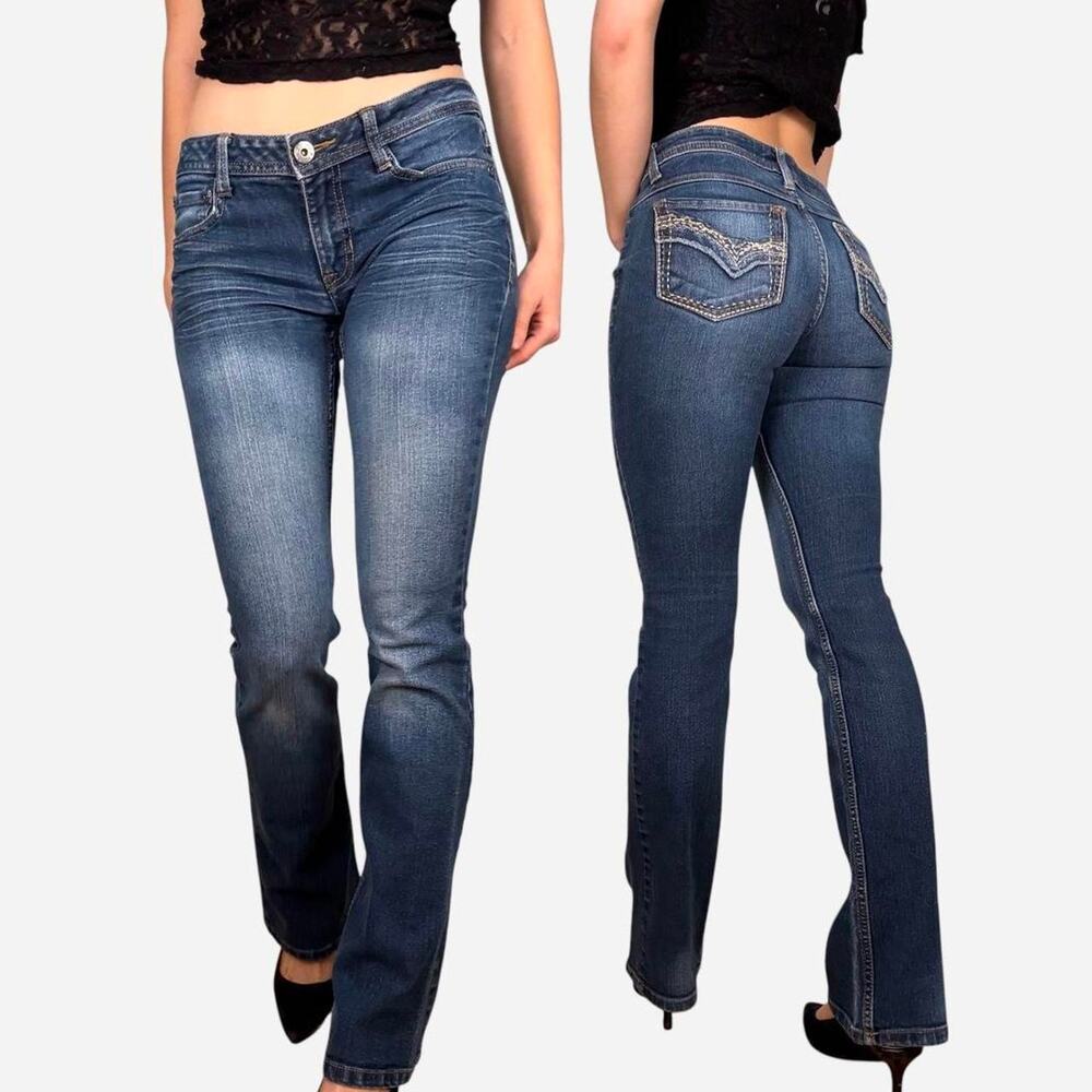 Mudd boot cut low rise jeans y2k style - juniors size 5 (fits like modern XS)